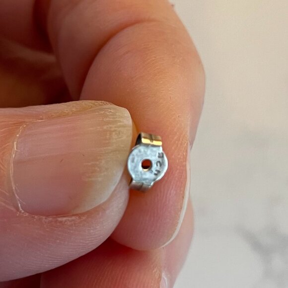 Vintage Dainty Sterling Silver (925) & Turquoise Dangle Earrings 1.5" drop Sz OS - Picture 9 of 10